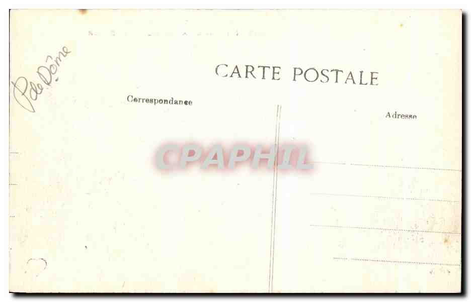 L'Auvergne pittoresque — Entrée de la vallée de Chaudefour — série 2155 — Reverso