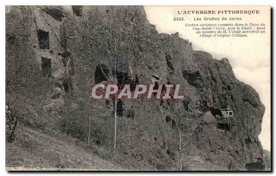 Les Grottes de Jonas — Puy-Saint-Pierre, près le Chelz — L'Auvergne pittoresque 2323