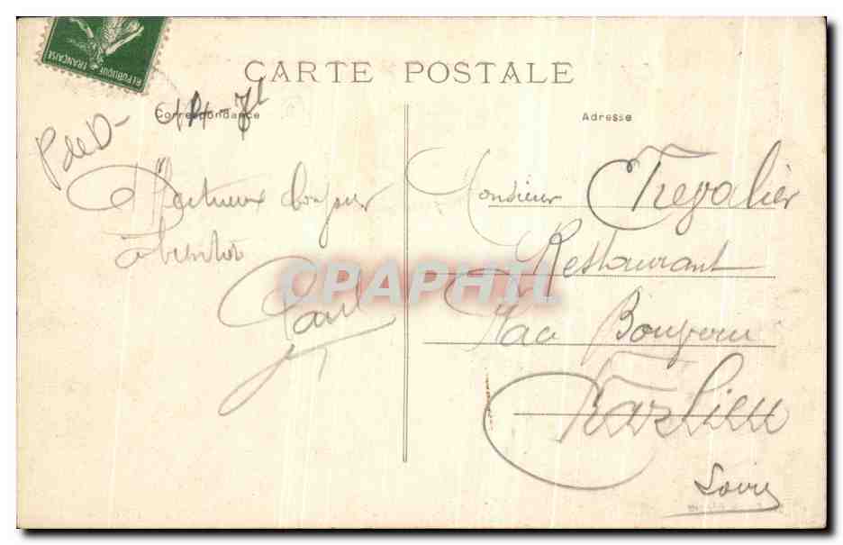 St-Germain-l'Herm — Vue générale — H. Sabbe, Éditeur — Verso