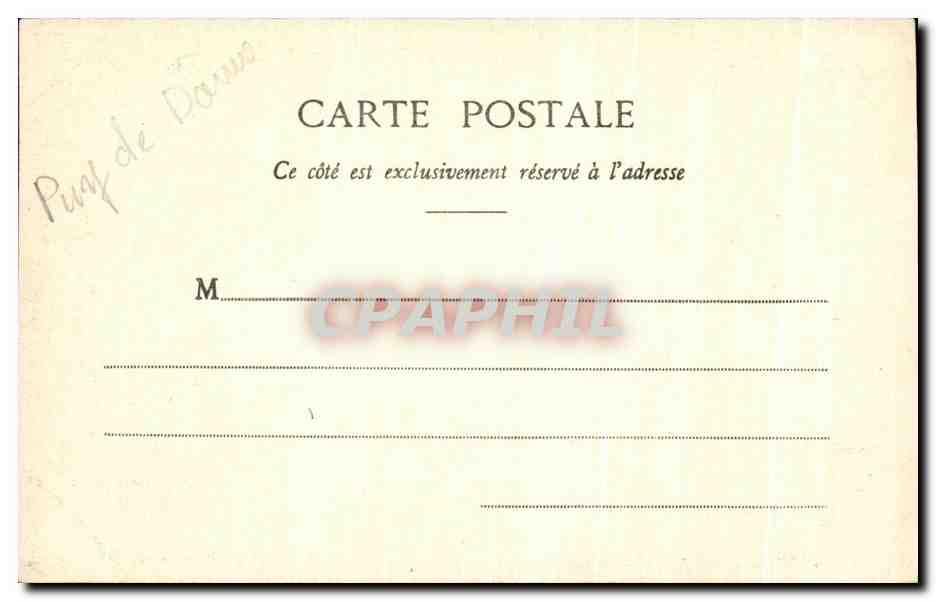 Le Ravin de la Rhue, près Bort — L'Auvergne — Cl. Barbat, Bort - Phototypie Baudel, St-Céré (Lot) — Verso