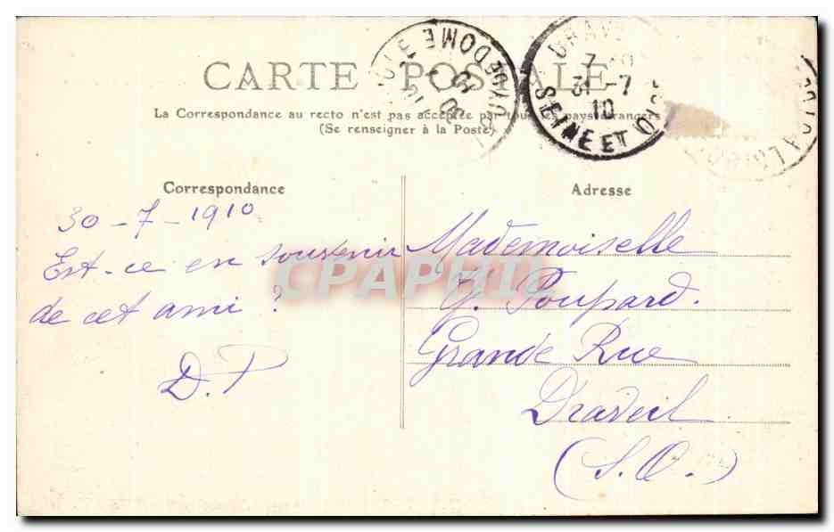 Les Grottes de Jonas — L'Auvergne — 560 — Le Chaix — Verso