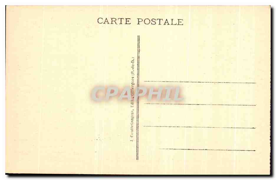 Le Lac Pavin — L'Auvergne Poétique — G. d'O. - 148 — Achterkant