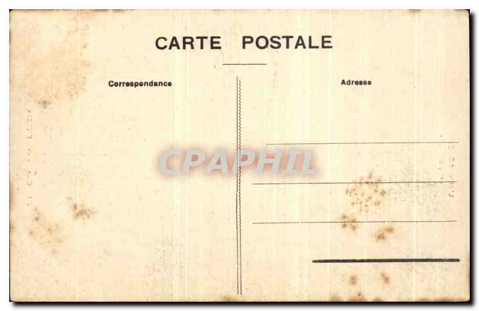 CPA L'Auvergne Cascade de Vendeix — Rückseite