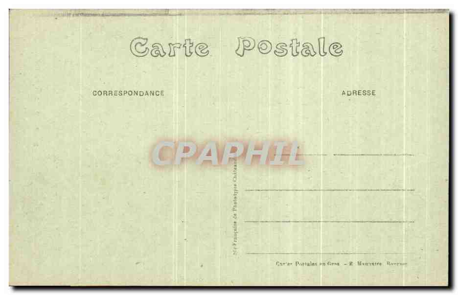 CPA Bourges Palais jacques Coeur Cheminee de la Salle des Gardes — Rückseite