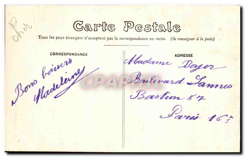 CPA Bourges Cathedrale Portail de la Sainte Vierge Soldats militaria — Rückseite