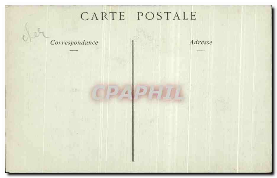 CPA Bourges La Cathedrale — Verso