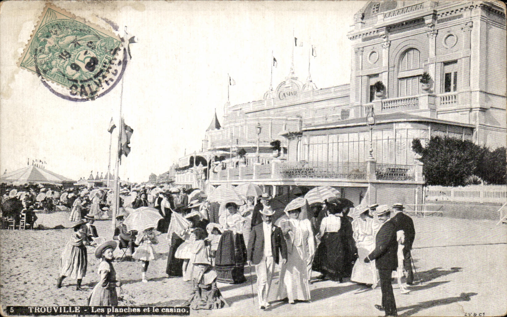 Trouville - Les planches et le casino — éditeur L.Y. & Cie, n°5