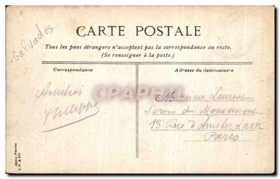 Trouville - Les planches et le casino — éditeur L.Y. & Cie, n°5 — Verso