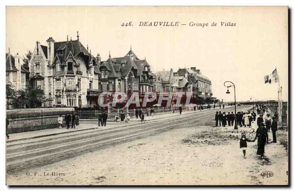 Deauville — Groupe de Villas — G. F. Le Havre, n° 446
