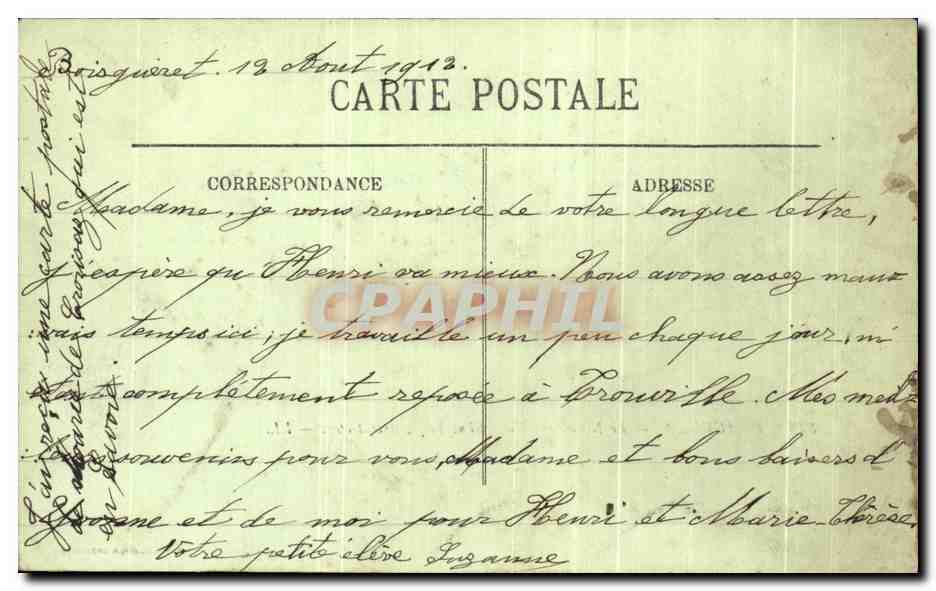 CPA Deauville Le Normandy Hotel  — Verso