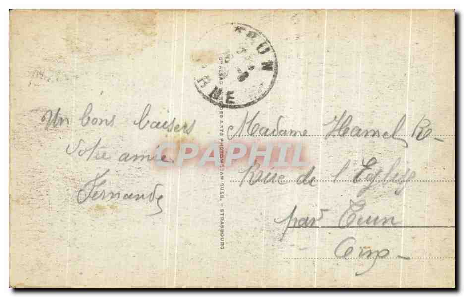 CPA Deauville Plage Fleurie Les Jardins Le Royal Hotel — Verso