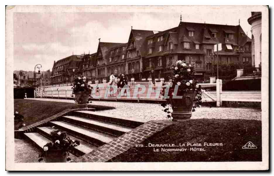 Deauville — La Plage Fleurie — Le Normandy Hotel — éditeur A.S. n°279