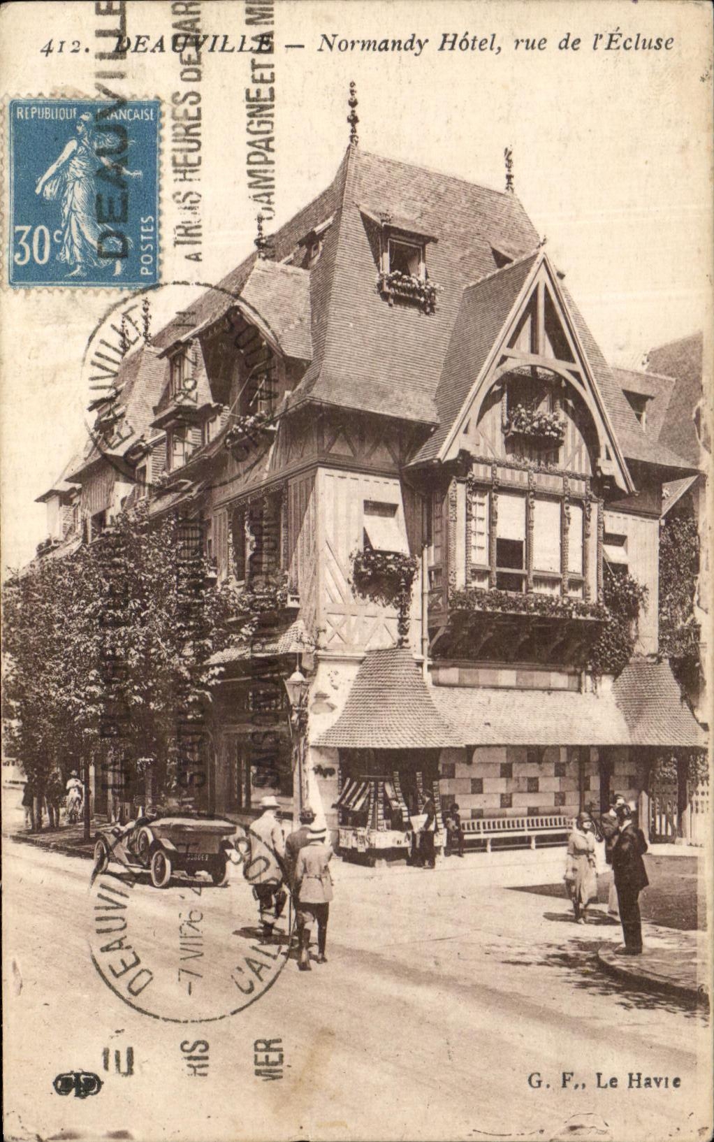 Deauville — Normandy Hotel, rue de l'Écluse — G. F., Le Havre