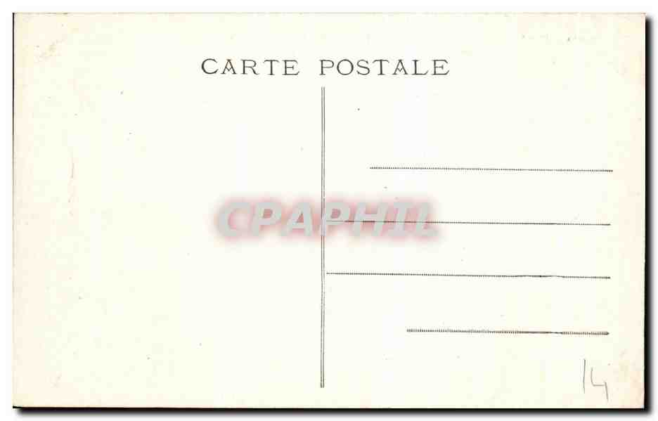 CPA Trouville sur Mer Perspective du Quai Tostain — Verso