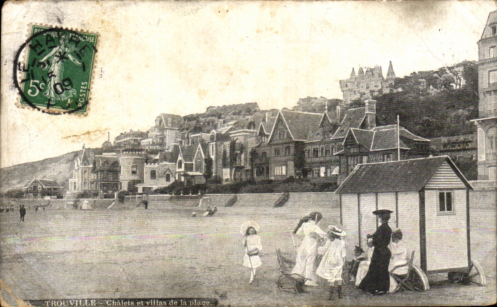 CPA Trouville Chalets et villas de la plage
