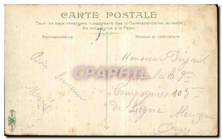 CPA Trouville Chalets et villas de la plage — Verso