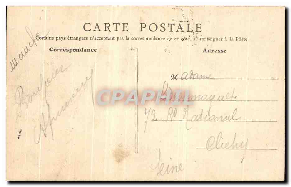 CPA Cherbourg Eglise de la Trinite cote sud — Verso