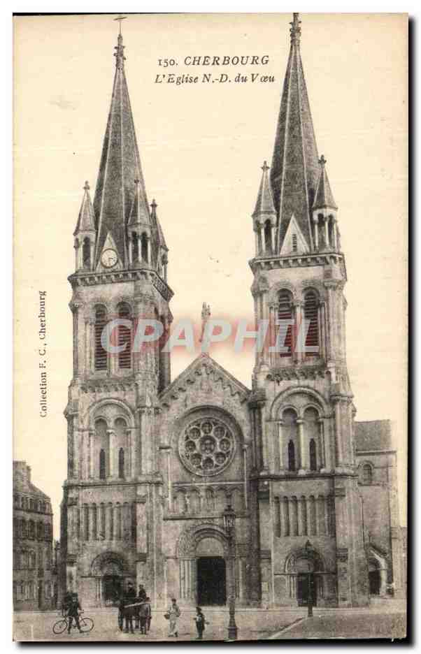 Cherbourg — L'Église N.-D. du Vœu — Collection F. C., Cherbourg