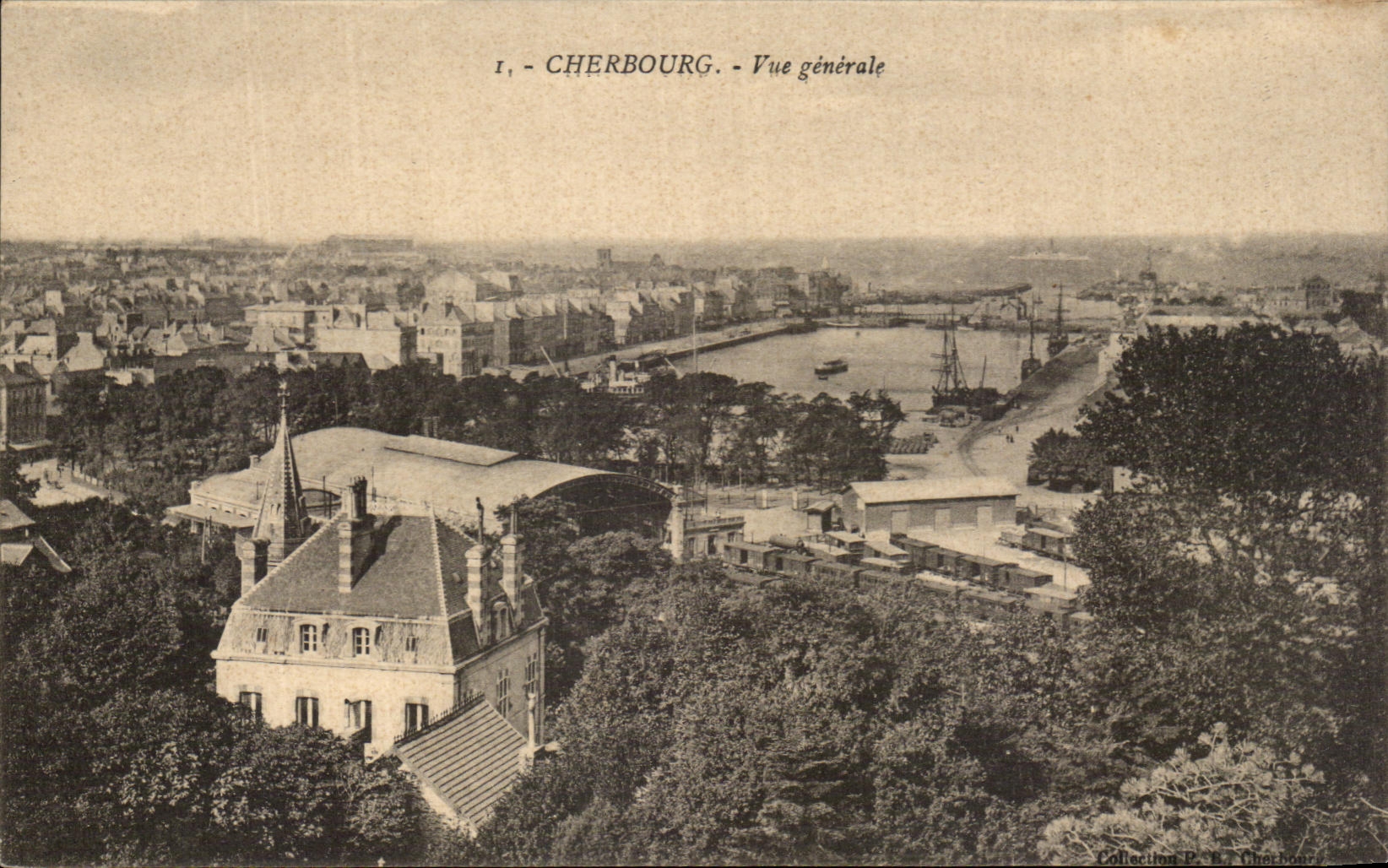 Cherbourg - Allgemeiner Blick — Sammlung P. B. Cherbourg