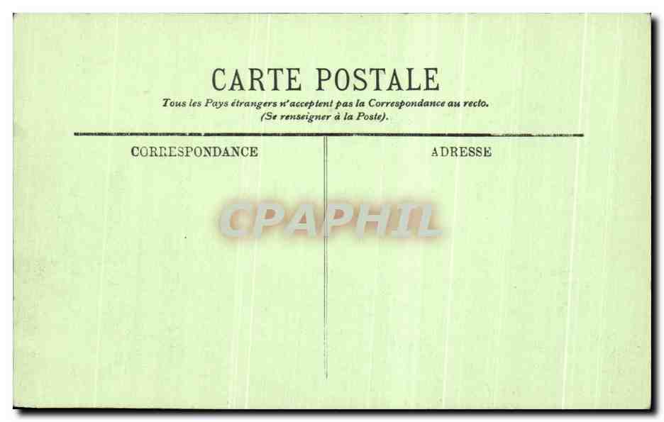 CPA Cherbourg Vue generale de la ville et de rade prise de la Montagne du Roule Bateaux — Rückseite