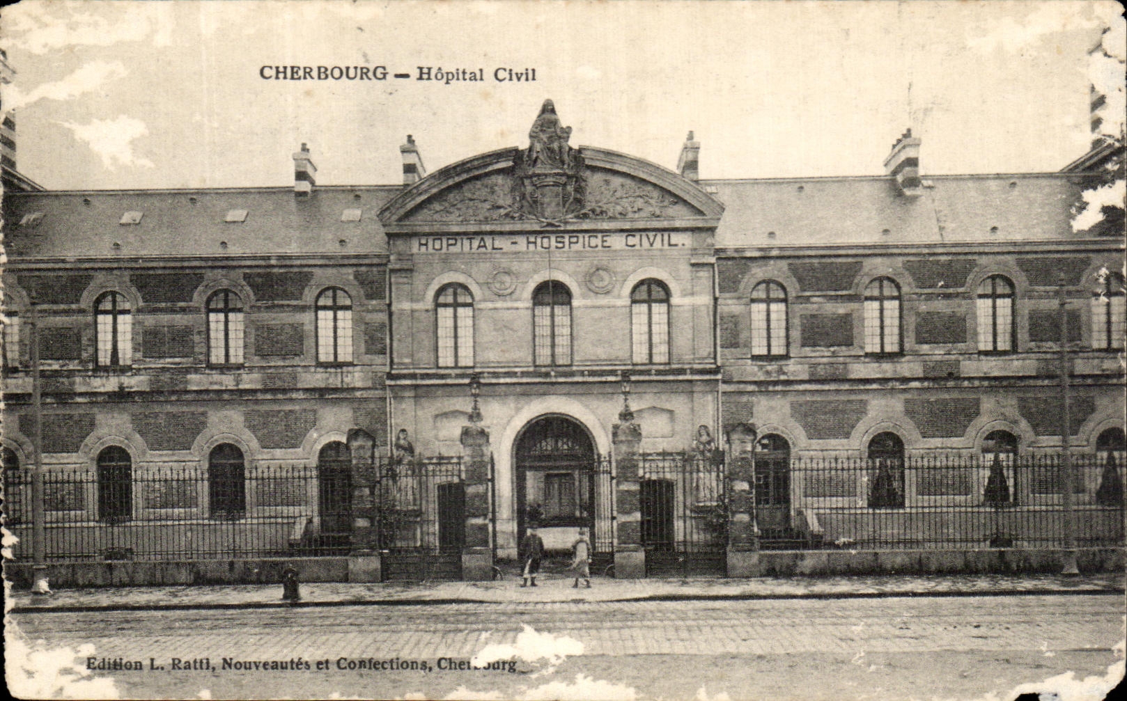 CPA Cherbourg Hopital Civil