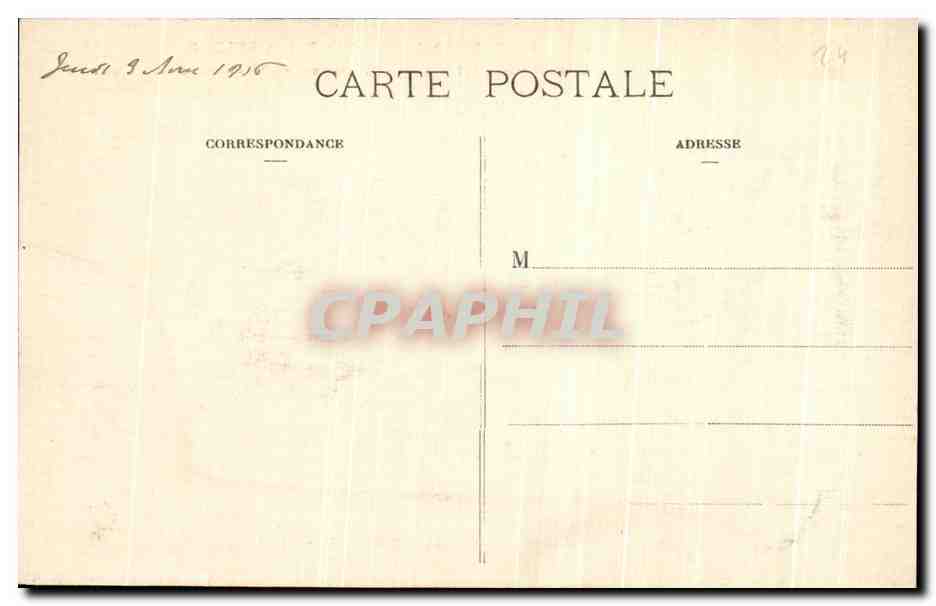 CPA La Basse Normandie Pittoresque Cherbourg Eglise Sainte Trinite et Statue de Napoleon 1er  — Rückseite