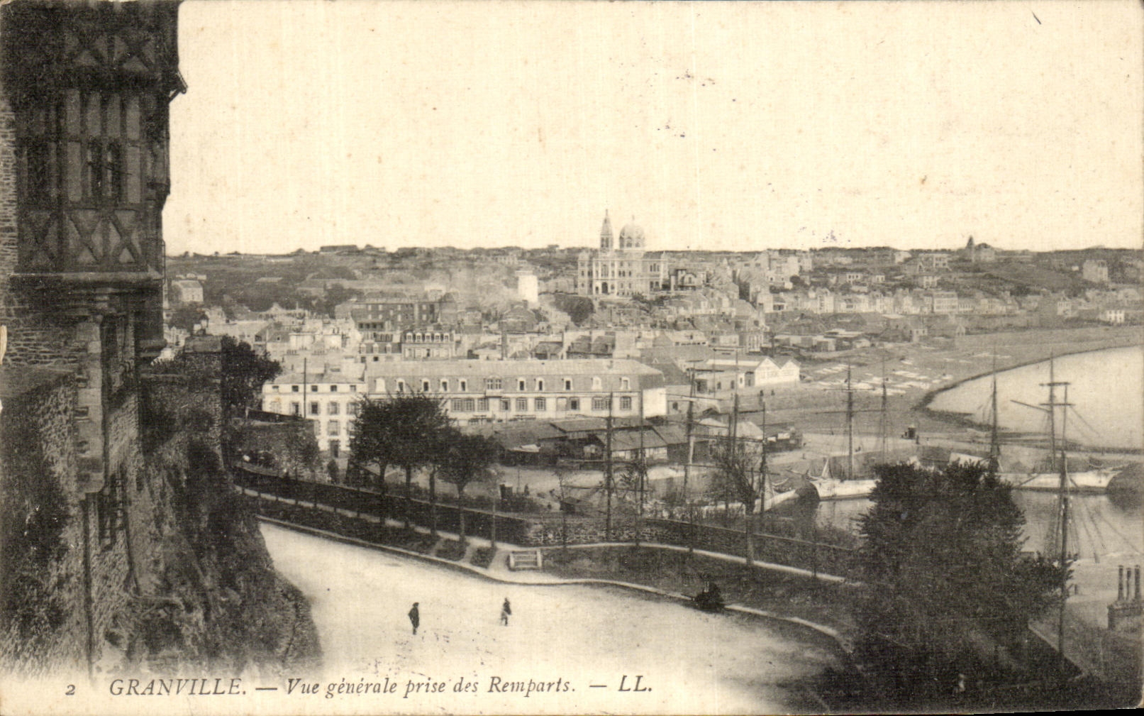 Granville — Vue générale prise des Remparts — LL.