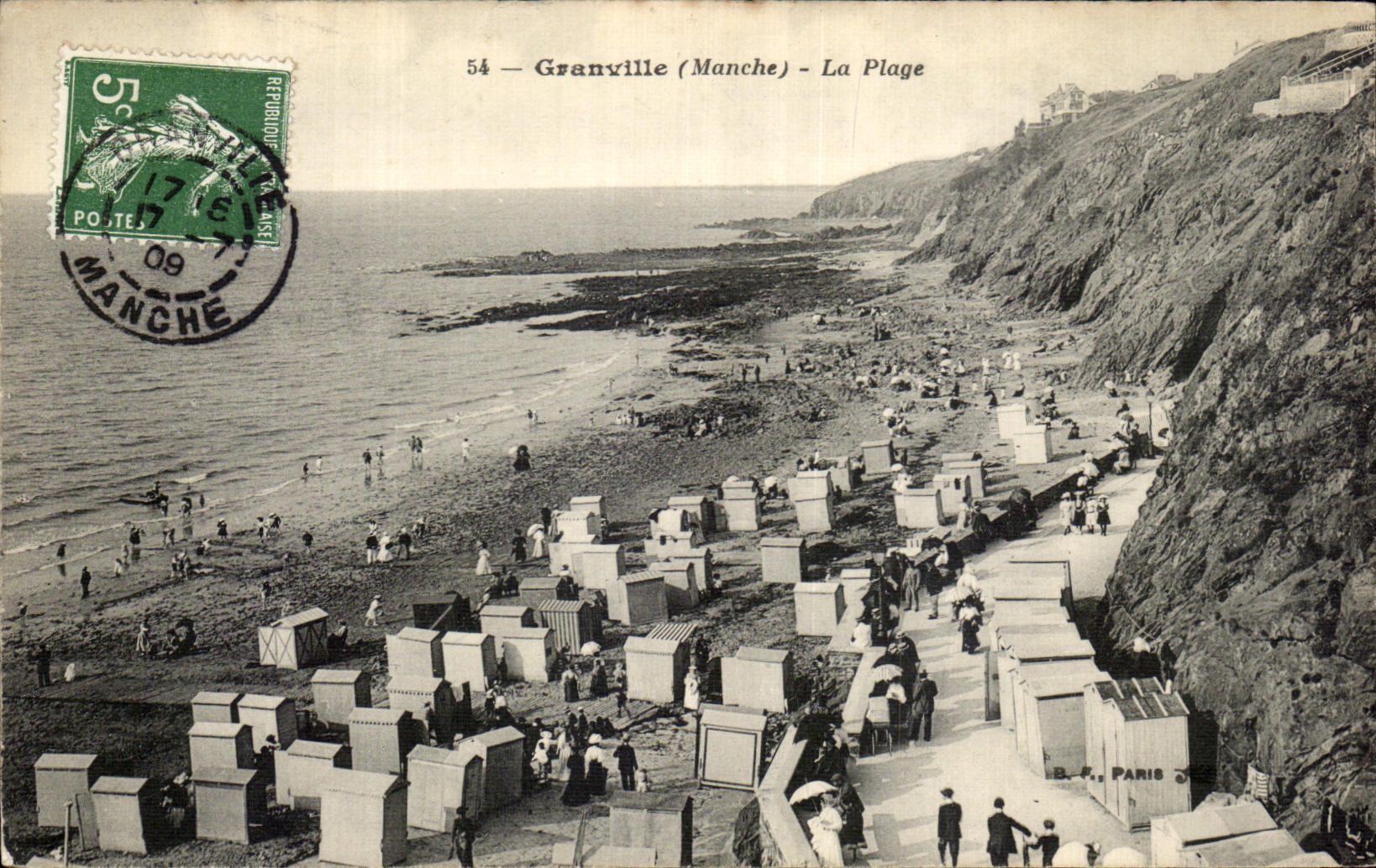 CPA Granville La Plage 