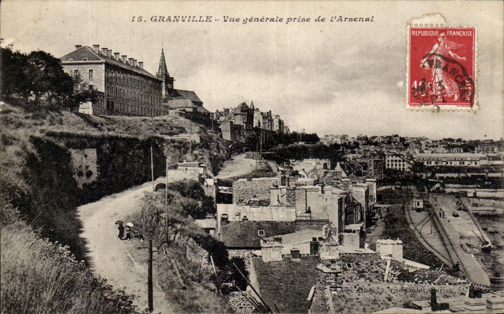 Granville — Allgemeiner Blick vom Arsenal — unbekannter Verleger, Seriennummer 15