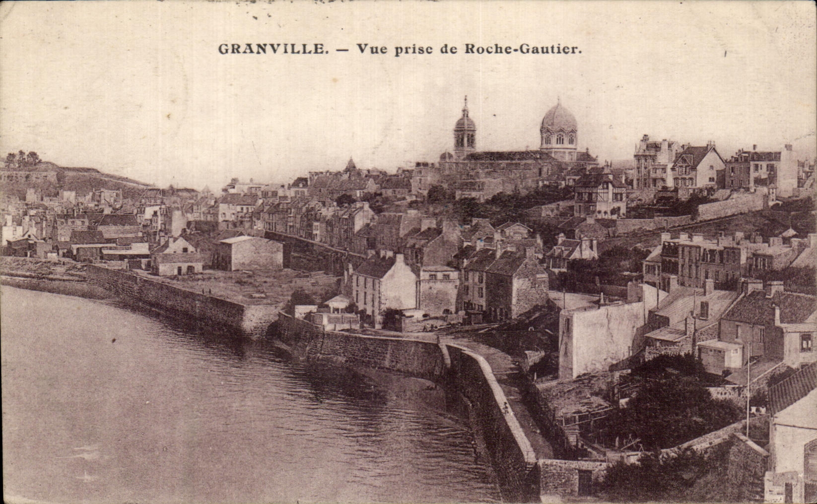 Granville — Vue prise de Roche-Gautier — R. Serrand Phot.