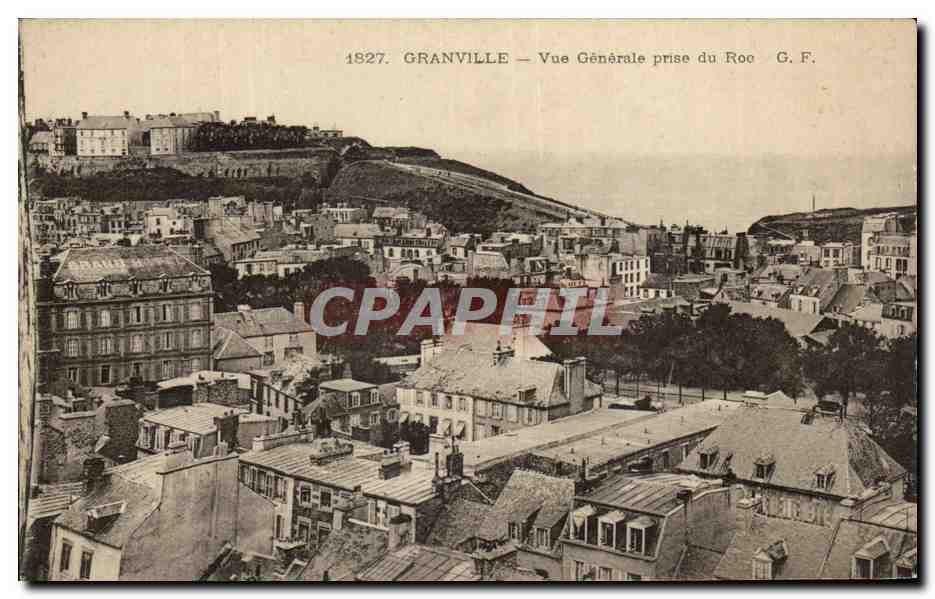 Granville — Allgemeiner Blick vom Roc aus — G.F. — 1927