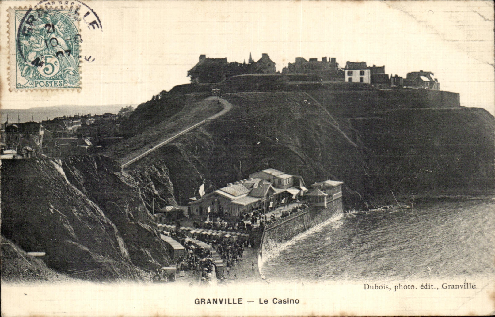 Granville — Le Casino — Dubois, photo. édit., Granville