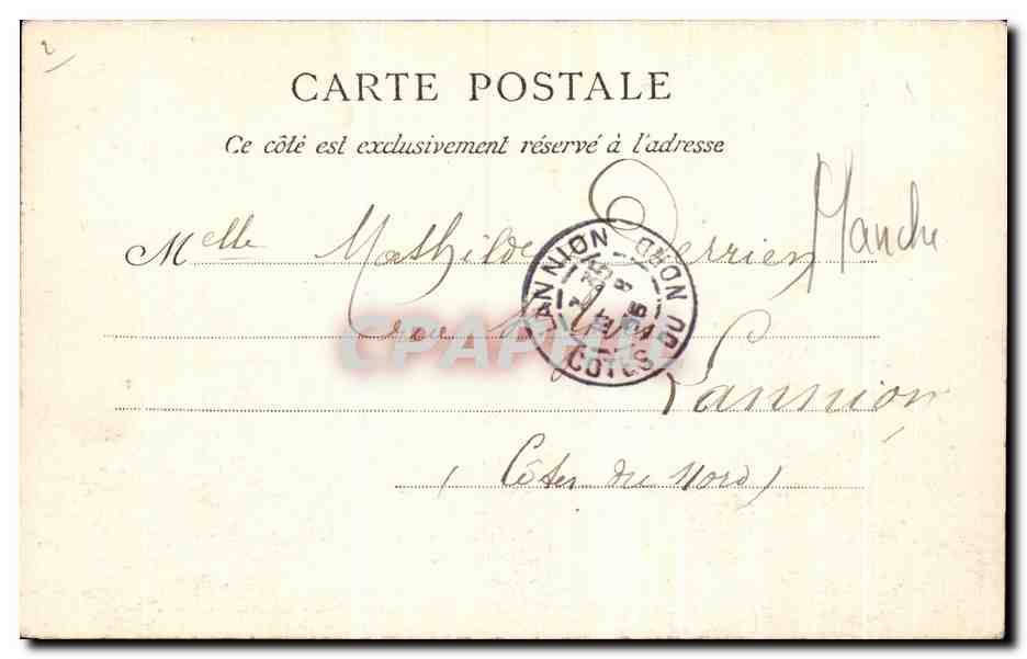Granville — Abside de Notre-Dame de Lihou — Style Gothique des xve et xvie siècles — La Normandie — Rückseite