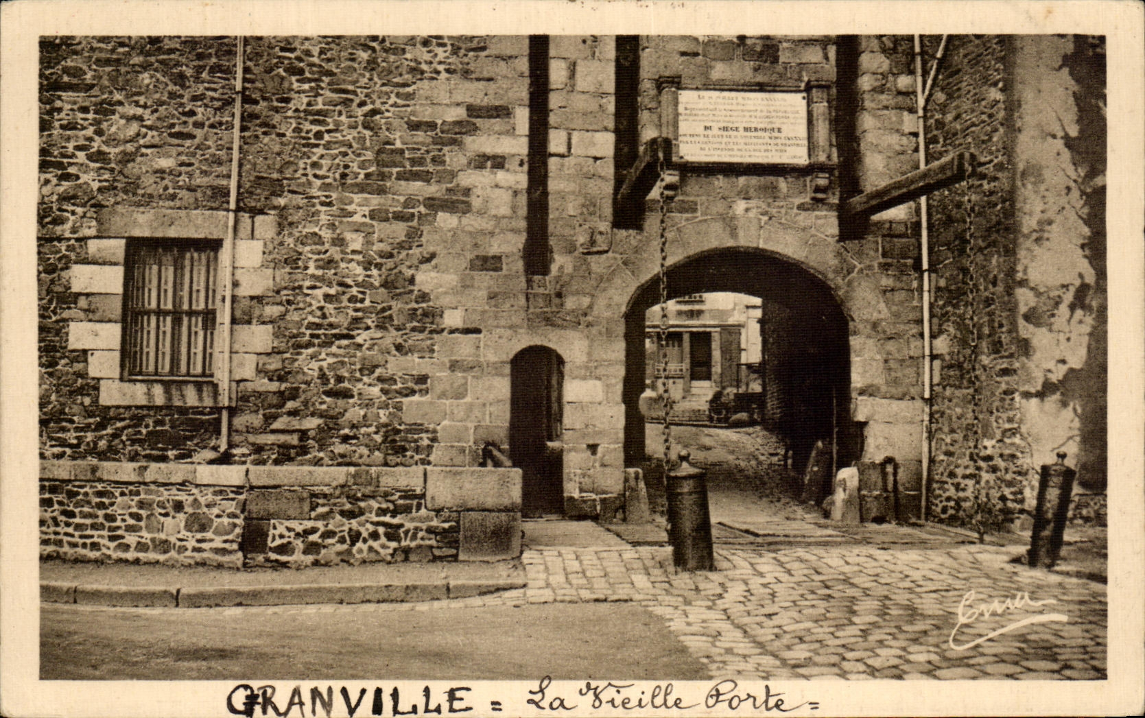 Granville - La Vieille Porte — éditeur A. Bernard, n° 617