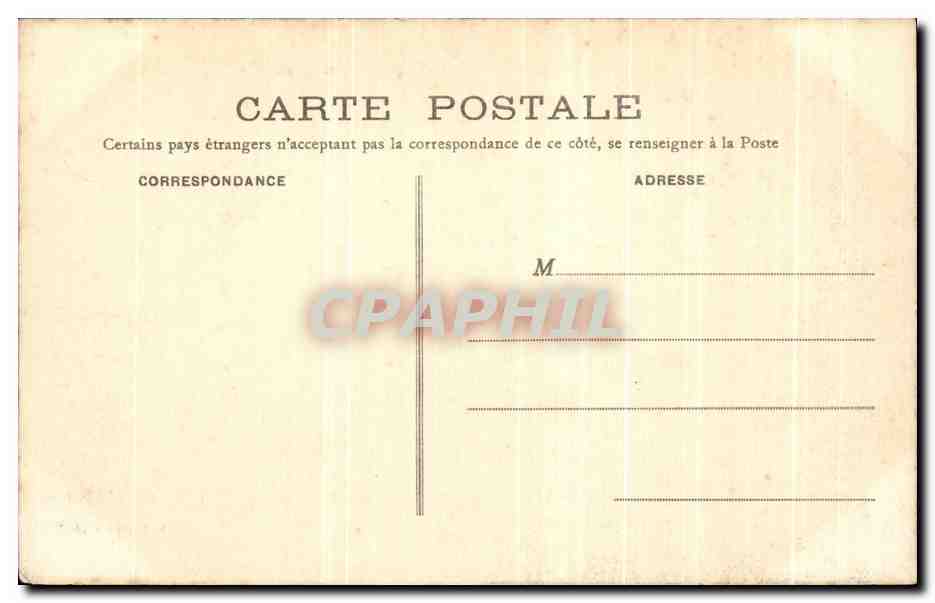 Granville (Manche) - Vue des Bassins, prise du Roc — B. K., Paris, n° 57 — Verso
