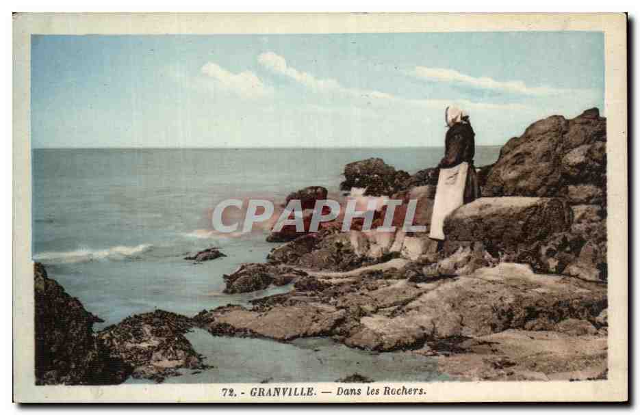 Granville — Dans les Rochers — Édition A. Besnard, Granville