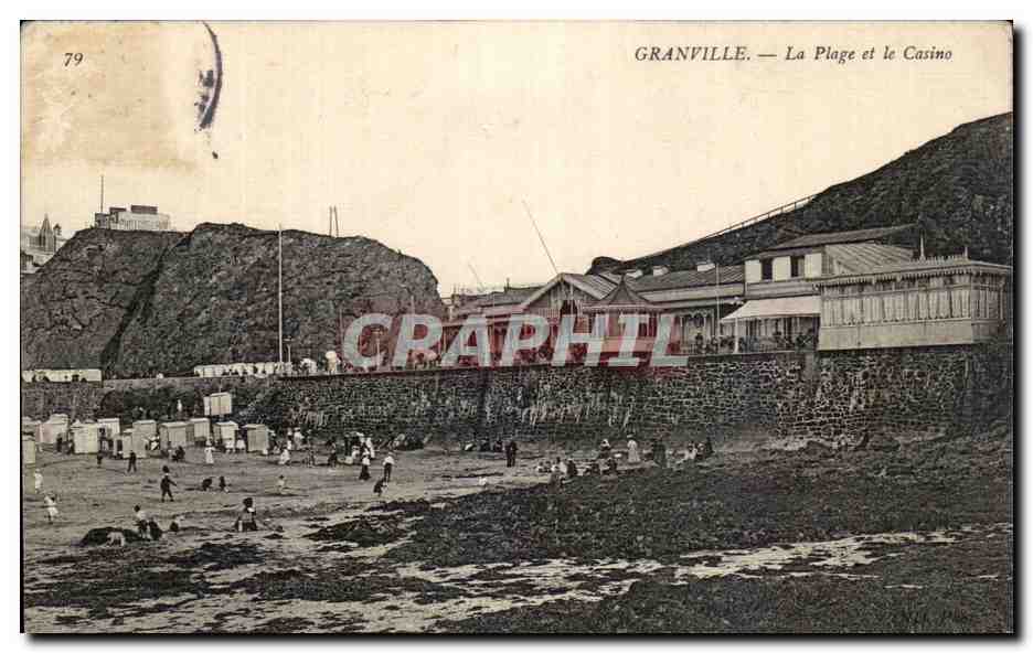 Granville — La Plage et le Casino — Graphil