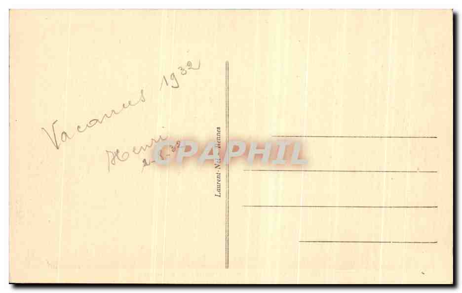 CPA Granville Le Normandy et le Casino — Verso