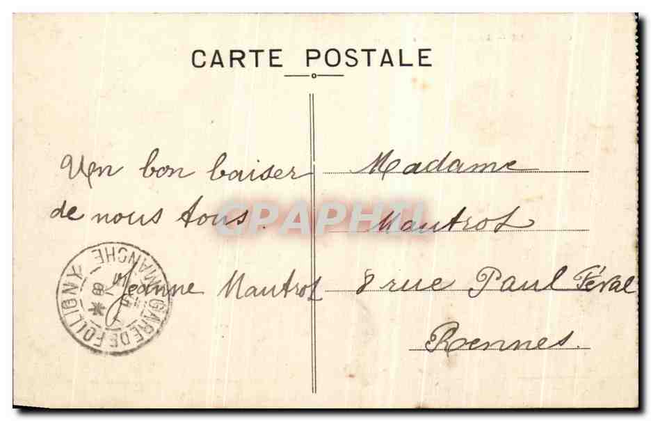 Granville — La Tranchée des Anglais — Éditeur : Le Petit Journal — Achterkant