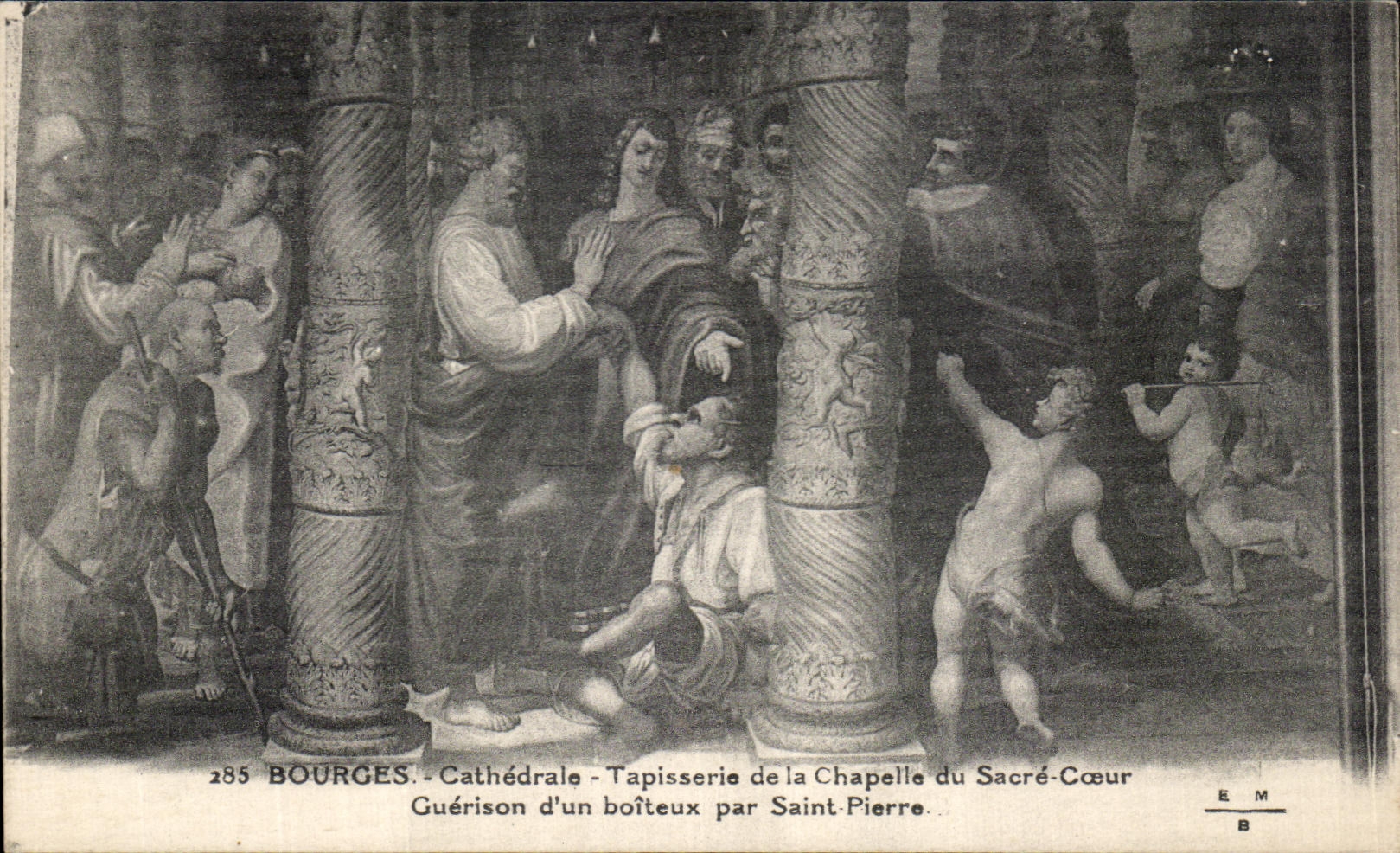 Bourges - Cathedral - Tapestry of the Chapel of the Sacred Heart by Saint-Pierre