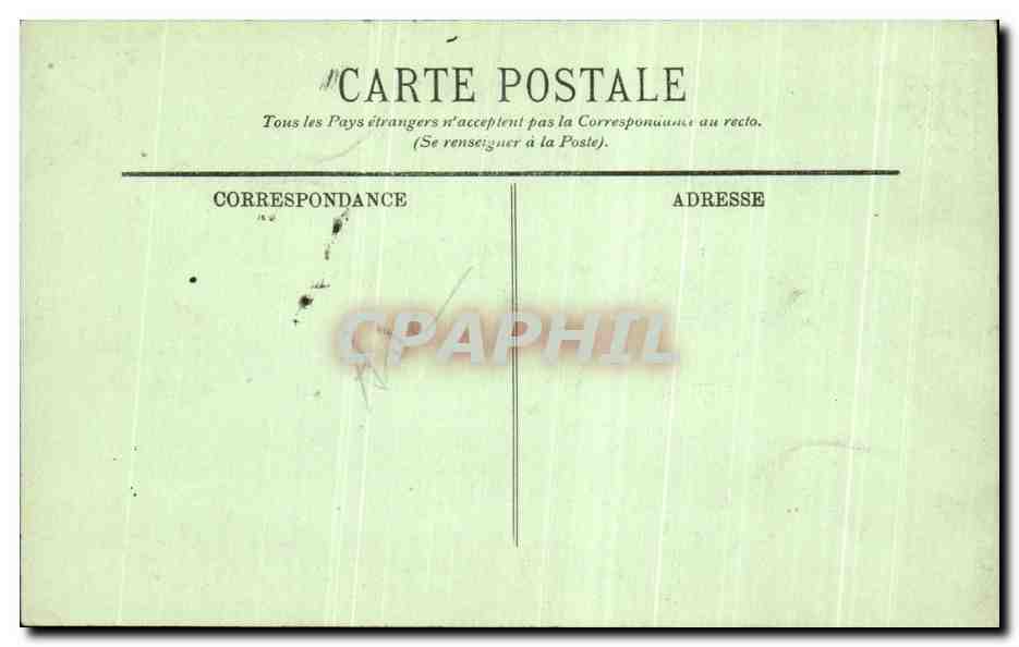 CPA Bourges Palais Jacques Coeur Porte d'entree cote de la Chapelle — Rückseite