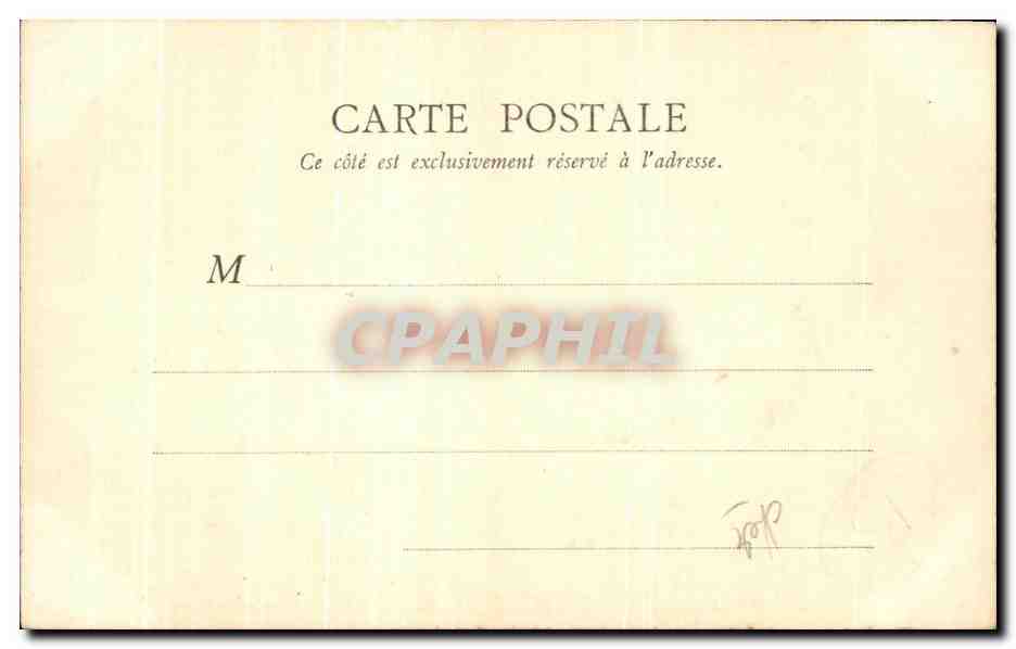 CPA Bourges Cour Du Petit Lycee (ancien hotel de ville) — Rückseite