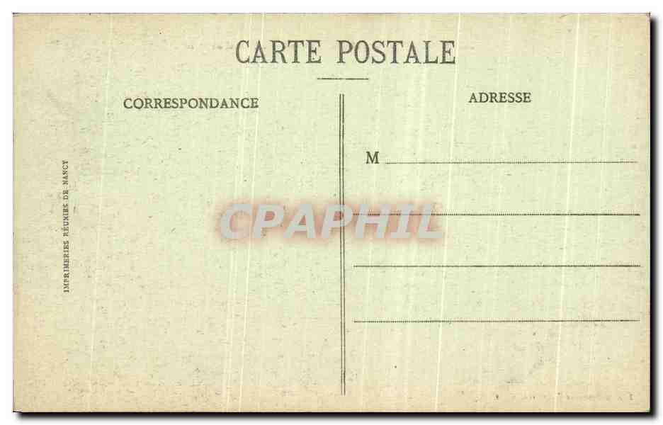 CPA Bourges A Vol D'Oiseau Le Jardia De l'Hotel De Ville — Rückseite
