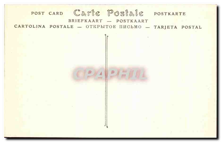 CPA Bourges Portail De La Cathedrale — Verso