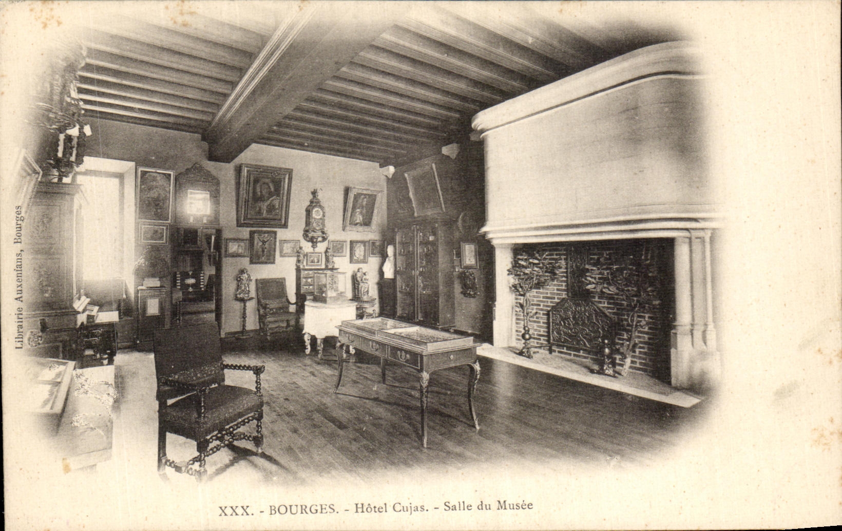 CPA Bourges Hotel Cujas Salle Du Musee