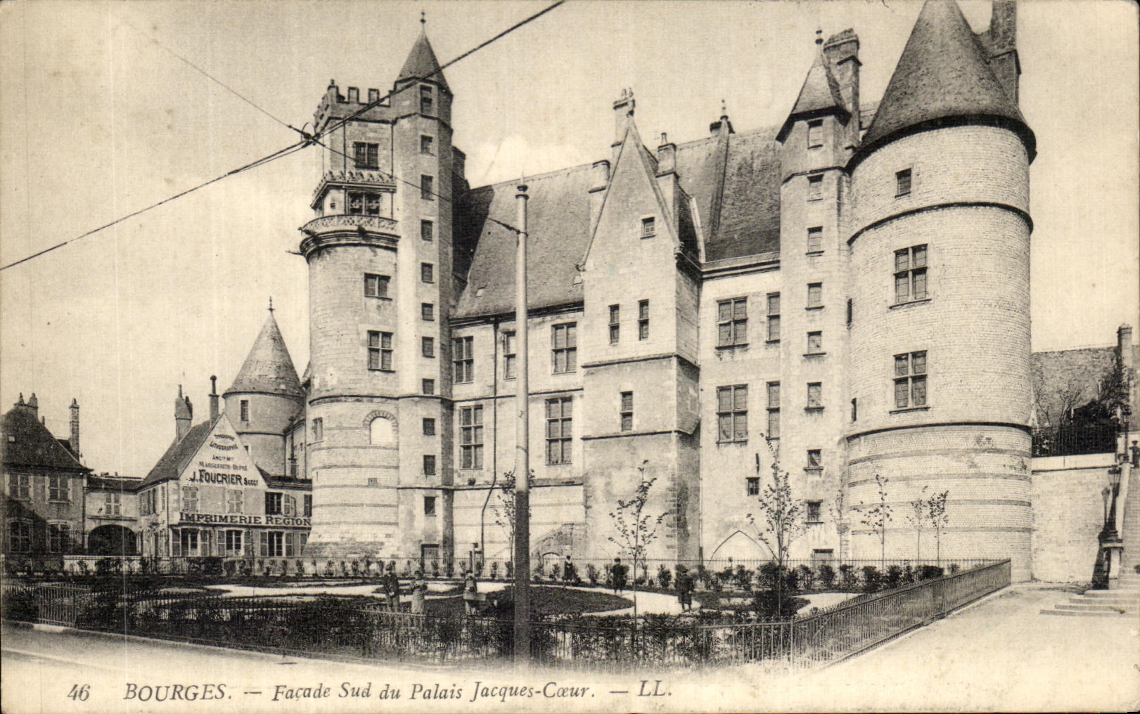 CPA Bourges Facade Sud Du Palais Jacques Coeur