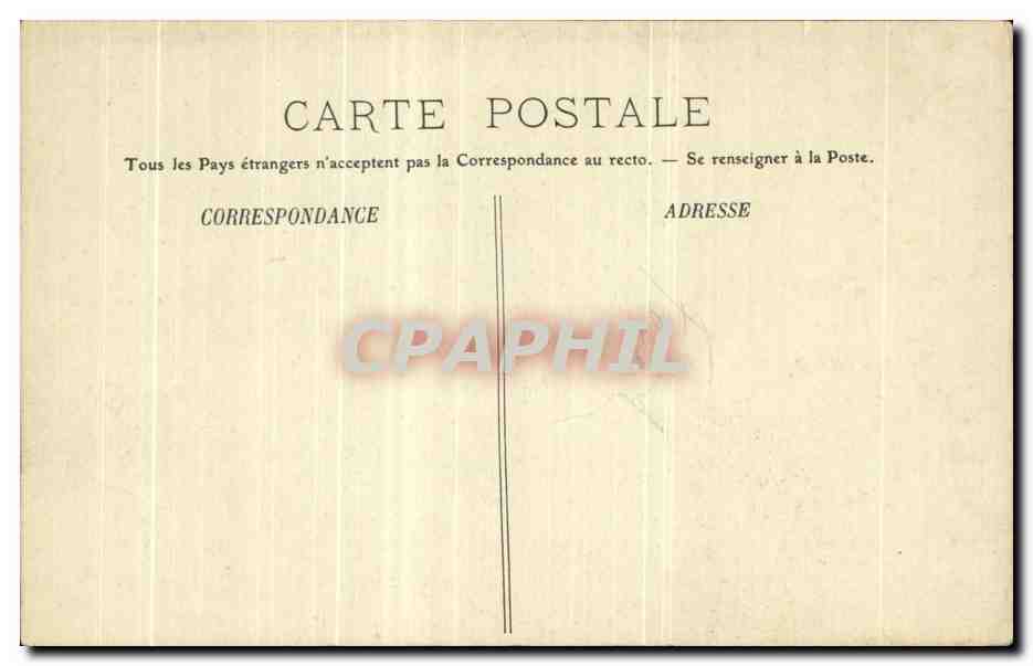 CPA Bourges Hotel Lallemand La Premiere Facade — Back