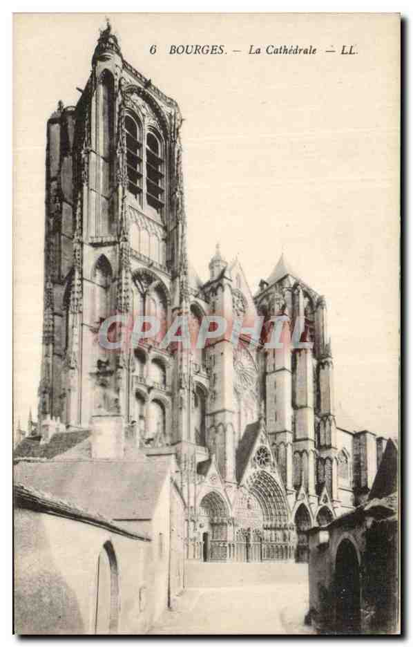CPA Bourges La Cathedrale