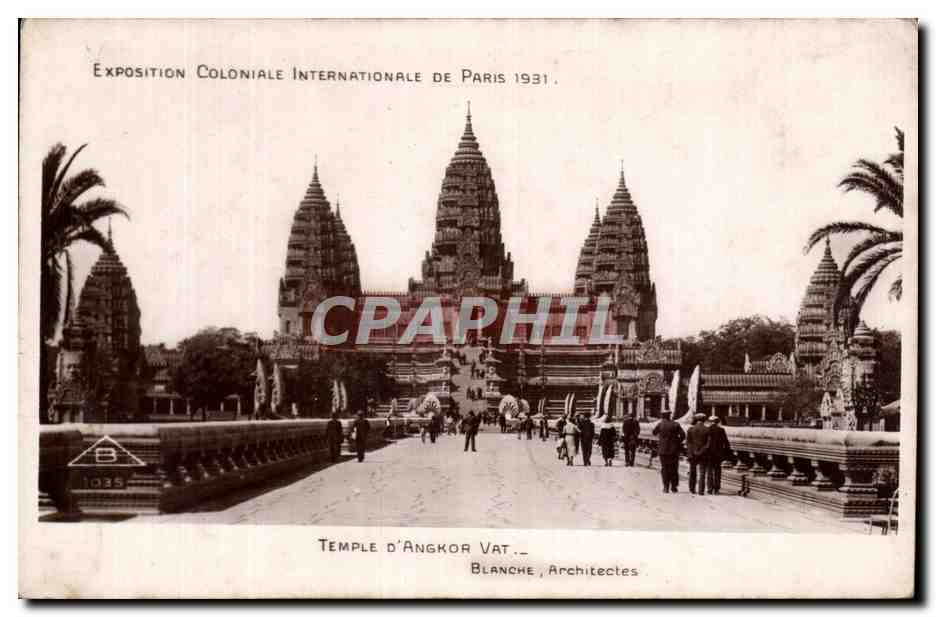 CPA Exposition Coloniale Internationale De Paris 1931 Temple d'Angkor Vat 