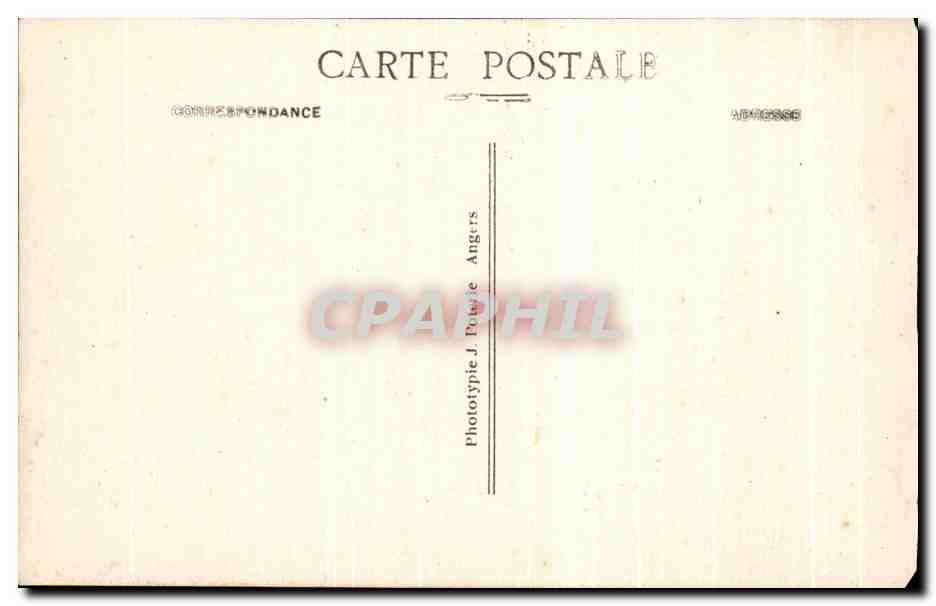 CPA Angers Tours Des Anglals  — Rückseite